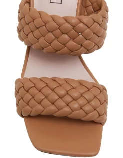 Deals 🛒 Pink Inc Jacinta Dark Camel Weave Glove ✨ Sandals ❤️ -Chic Highheels Store unnamed file 2586