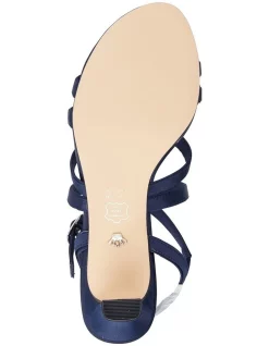 Budget 🎉 NINA Genaya New Navy Satin Sandal 🔥 -Chic Highheels Store unnamed file 2677