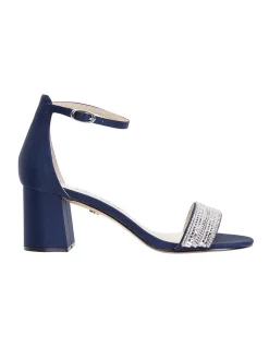 Brand new 😍 NINA Elenora New Navy Luster Satin 🎁 Sandal ❤️