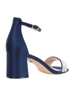 Brand new 😍 NINA Elenora New Navy Luster Satin 🎁 Sandal ❤️ -Chic Highheels Store unnamed file 2715