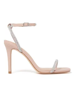 Best Sale 🥰 Forever New Liana Diamante Stiletto Heel In Beige 🎁