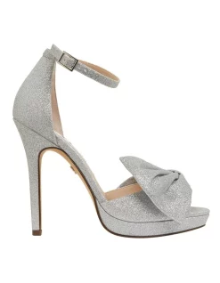 Outlet 👏 NINA Flosie Silver Baby Glitter Sandals 😀