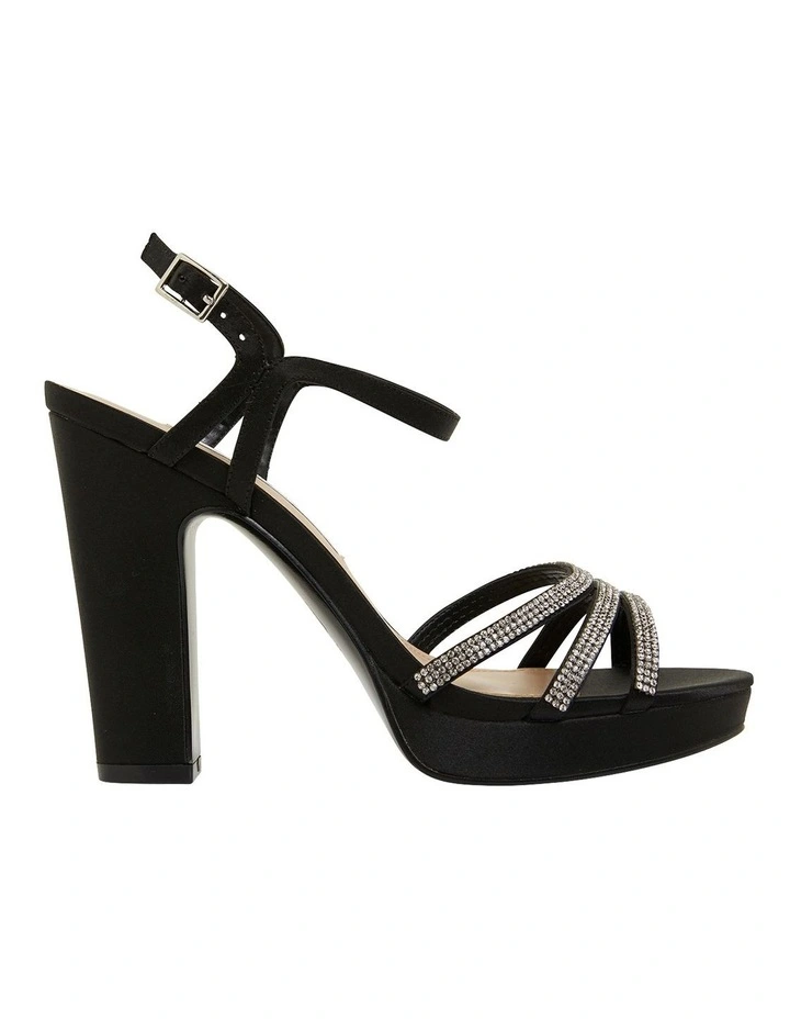 Brand new β€οΈ NINA Saralyn Black Satin Sandals π 1 Brand new β€οΈ NINA Saralyn Black Satin Sandals π