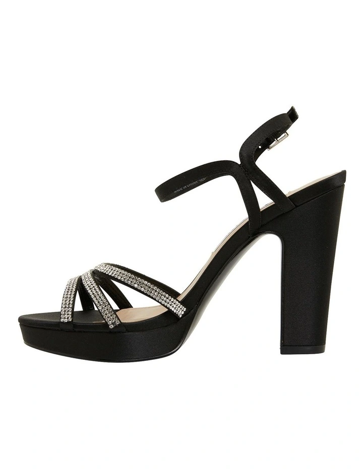 Brand new β€οΈ NINA Saralyn Black Satin Sandals π 3 Brand new β€οΈ NINA Saralyn Black Satin Sandals π - Image 3