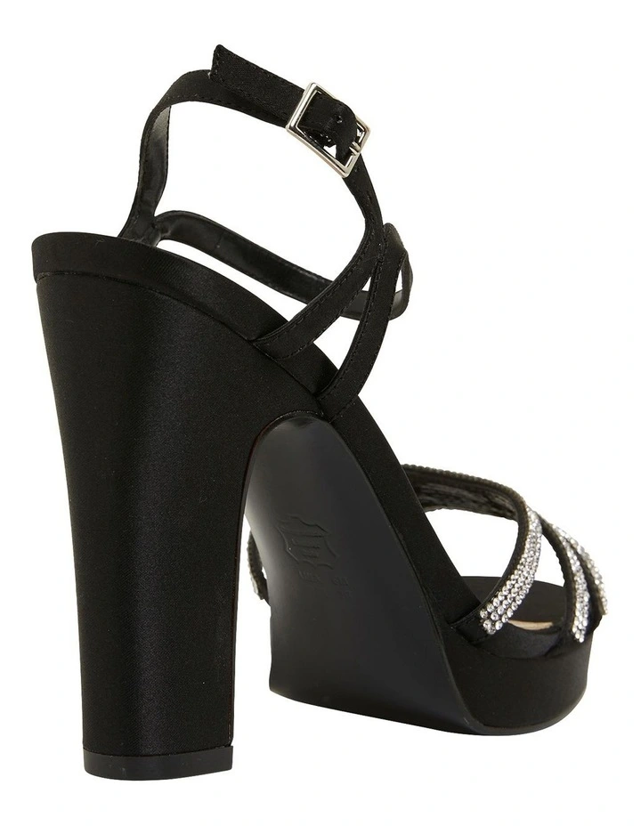 Brand new β€οΈ NINA Saralyn Black Satin Sandals π 4 Brand new β€οΈ NINA Saralyn Black Satin Sandals π - Image 4