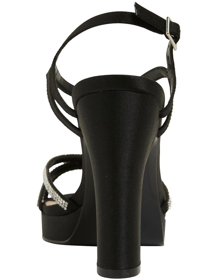 Brand new β€οΈ NINA Saralyn Black Satin Sandals π 5 Brand new β€οΈ NINA Saralyn Black Satin Sandals π - Image 5