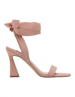 Deals ✨ Nine West Kelsie Tie-Up ⌛ Sandals In Light Pink ⭐