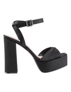 Wholesale π NINA Dorcas Luster Satin Sandals In Black β