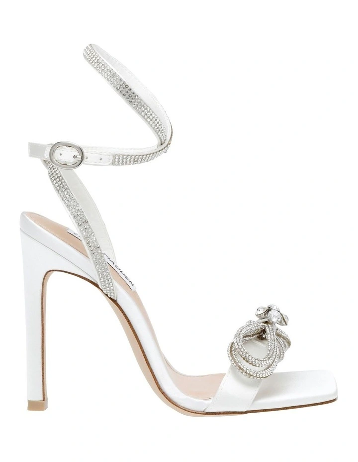 Budget ❤️ Steve Madden Unleash Heel In White ✨ 2 Budget ❤️ Steve Madden Unleash Heel In White ✨ - Image 2