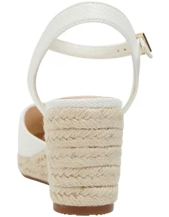 Outlet 🛒 Easy Steps Santos White Fabric Sandals 🤩 -Chic Highheels Store unnamed file 297