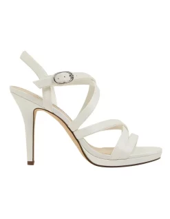 Promo π₯ NINA Reatha Ivory Satin Sandals π₯°