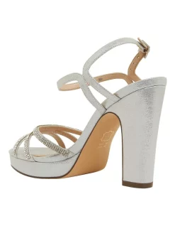 Best Sale 😉 NINA Saralyn True Silver Ref Suedette Sandals 😀 -Chic Highheels Store unnamed file 3014