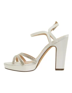 New ⭐ NINA Saralyn Ivory Satin Sandals 👏 -Chic Highheels Store unnamed file 3017