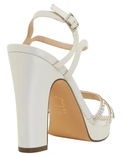 New ⭐ NINA Saralyn Ivory Satin Sandals 👏 -Chic Highheels Store unnamed file 3018