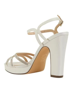 New ⭐ NINA Saralyn Ivory Satin Sandals 👏 -Chic Highheels Store unnamed file 3021