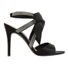 Cheap ⌛ NINA Claudia Noir Satin 😀 Sandals ✔️
