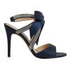Discount ✨ NINA Claudia New Navy Satin 🎁 Sandals 🎁