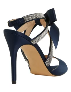 Discount ✨ NINA Claudia New Navy Satin 🎁 Sandals 🎁 -Chic Highheels Store unnamed file 3053