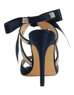 Discount ✨ NINA Claudia New Navy Satin 🎁 Sandals 🎁 -Chic Highheels Store unnamed file 3054