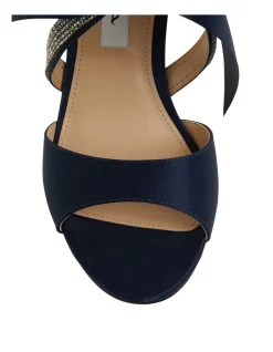Discount ✨ NINA Claudia New Navy Satin 🎁 Sandals 🎁 -Chic Highheels Store unnamed file 3055