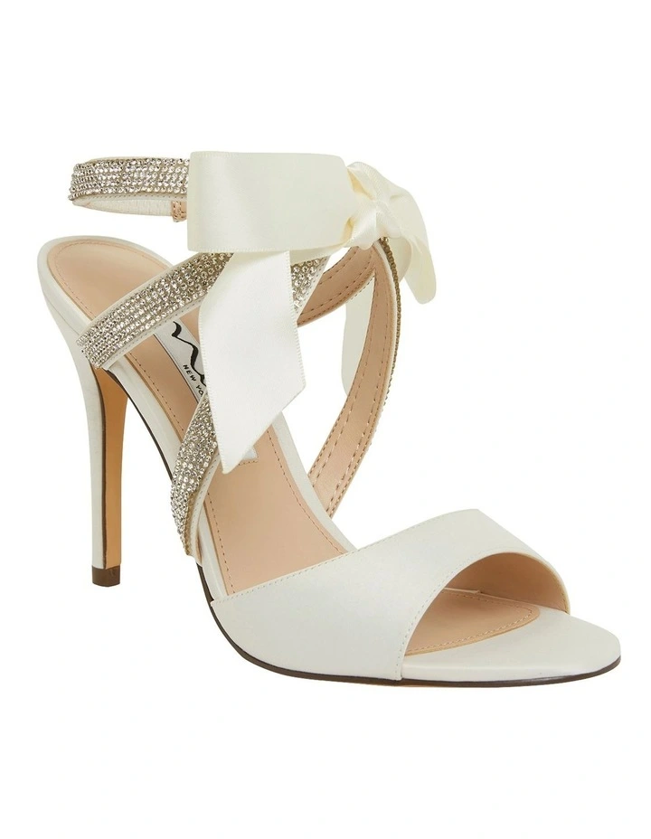 Best deal π― NINA Claudia Ivory Satin Sandals β¨ 2 Best deal π― NINA Claudia Ivory Satin Sandals β¨ - Image 2