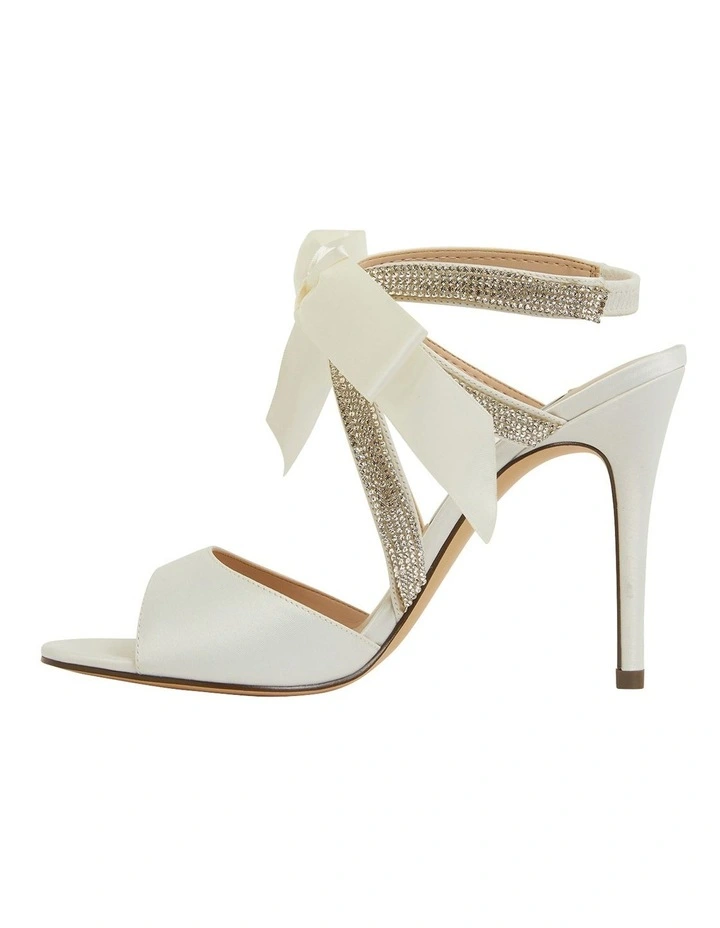 Best deal π― NINA Claudia Ivory Satin Sandals β¨ 3 Best deal π― NINA Claudia Ivory Satin Sandals β¨ - Image 3
