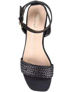 Top 10 🧨 Verali Elly Low Block Ankle Mules 🛒 Shoes In Black Weave ✨ -Chic Highheels Store unnamed file 3089