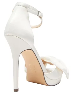 Discount ⌛ NINA Flosie 😉 Sandals In Ivory Lustre Satin 😀 -Chic Highheels Store unnamed file 3092