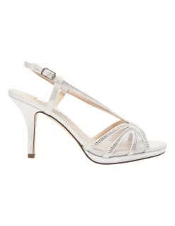 Wholesale β NINA Barbara Sandals In New Silver Satin π