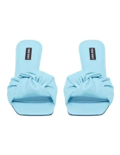 Budget 🧨 Nine West Knot Heeled Sandal In Light Blue 🧨 -Chic Highheels Store unnamed file 3235