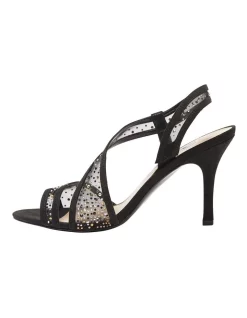 Budget ⌛ NINA Valeda 🎁 Sandals In Black Glam Suede ⭐ -Chic Highheels Store unnamed file 335