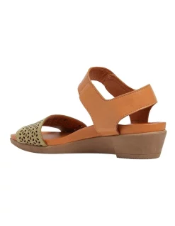 Cheapest 🔥 Active Flex By Easy Steps Accord Khaki/Cognac Glove 🎉 Sandals ⌛ -Chic Highheels Store unnamed file 3373