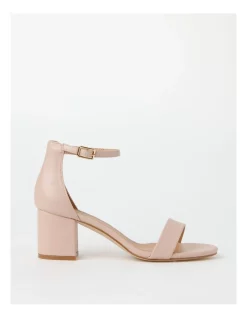 New ❤️ Miss Shop Cali Blush Ankle Strap Sandal 🔔