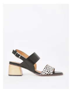 Best Sale 🔔 Zazou Palmer Sandal In Black Spot 🎉