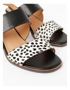 Best Sale 🔔 Zazou Palmer Sandal In Black Spot 🎉 -Chic Highheels Store unnamed file 3640