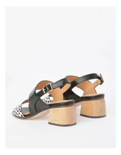 Best Sale 🔔 Zazou Palmer Sandal In Black Spot 🎉 -Chic Highheels Store unnamed file 3641