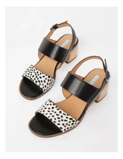 Best Sale 🔔 Zazou Palmer Sandal In Black Spot 🎉 -Chic Highheels Store unnamed file 3643