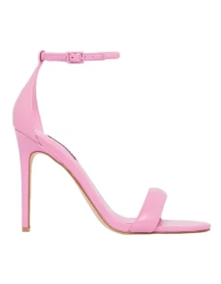 Deals 🛒 Nine West Teeya Heeled Sandal In Pink 🛒