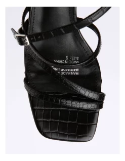 Cheapest 🔔 Tokito Louis Black Croc Sandal In Black 🥰 -Chic Highheels Store unnamed file 3784