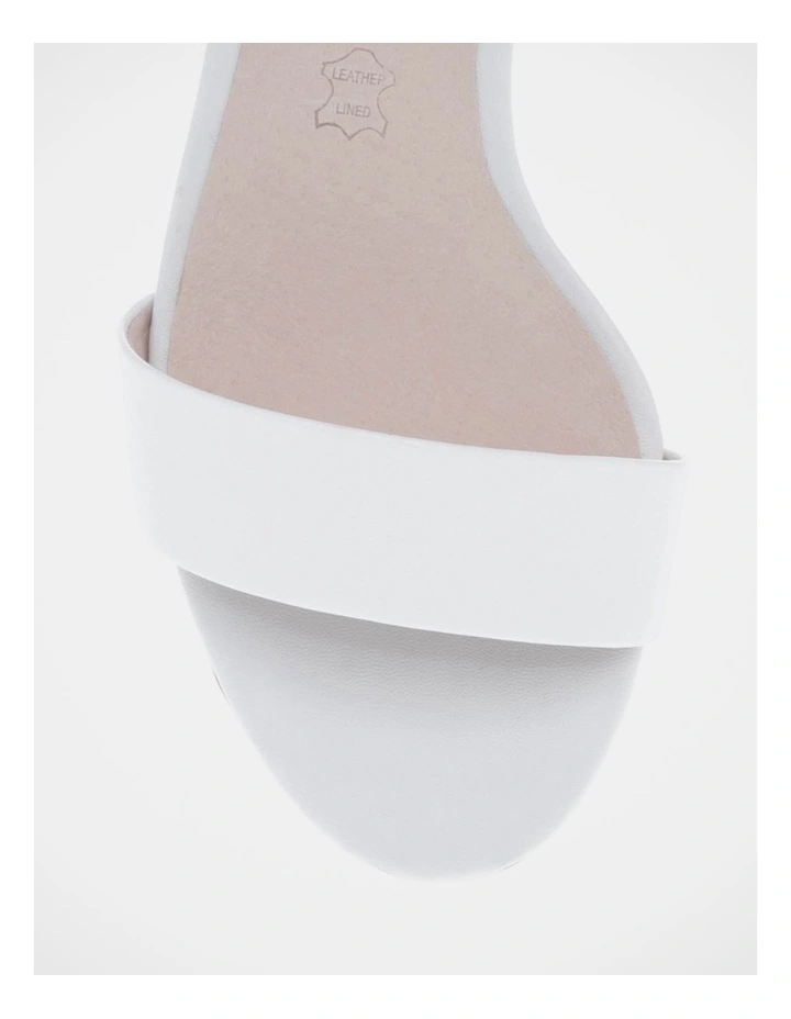 Wholesale β Basque Roma Leather Block Heel π― Sandal In White βοΈ 3 Wholesale β Basque Roma Leather Block Heel π― Sandal In White βοΈ - Image 3