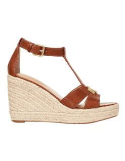 Cheap 🎁 Lauren Ralph Lauren Hale Deep Saddle Tan Sandal 👍