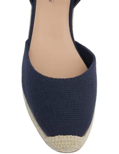 New ✨ Easy Steps Santos Navy Fabric 👍 Sandals 😉 -Chic Highheels Store unnamed file 385