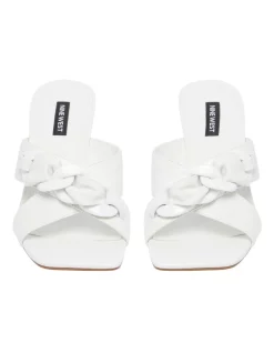 Hot Sale 🥰 Nine West Paytin Sandals In White 🛒 -Chic Highheels Store unnamed file 3871