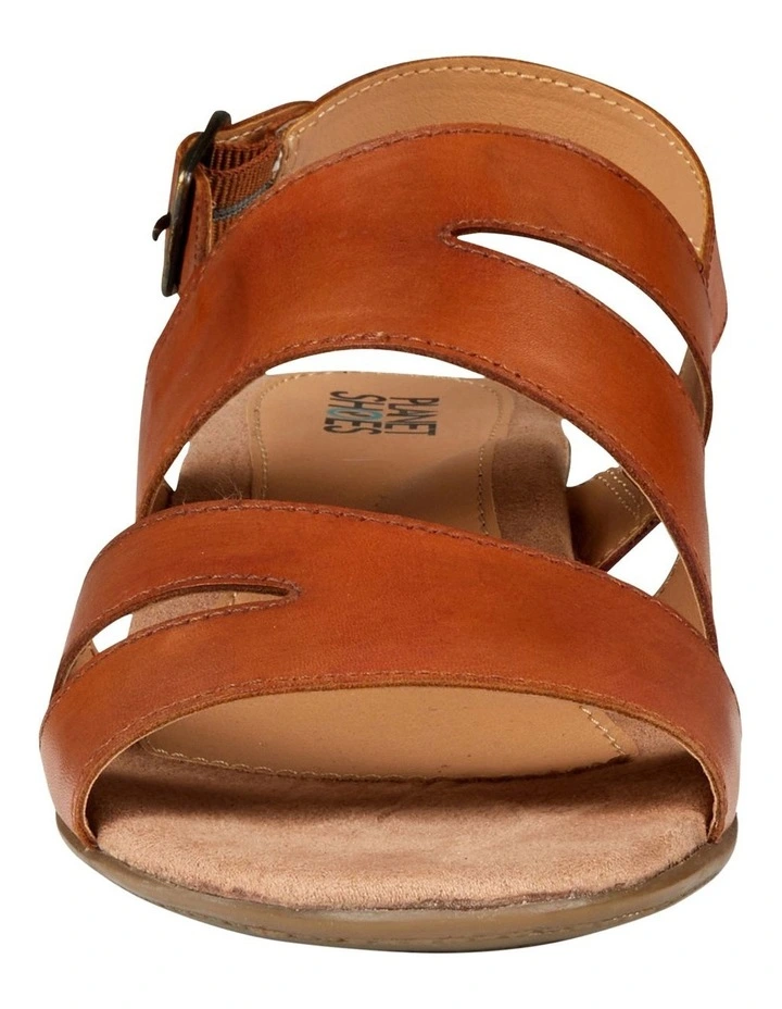 New π Planet Shoes Cathryn 2 Leather Sandal In Tan π 4 New π Planet Shoes Cathryn 2 Leather Sandal In Tan π - Image 4