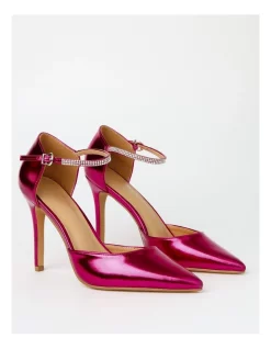 Top 10 ❤️ Collection Alya Metallic Pink Heeled Shoes ⌛ -Chic Highheels Store unnamed file 3998