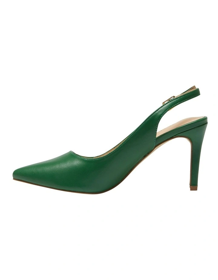 Cheap 𧨠Ravella Whiz Heeled Shoes In Green Smooth ⨠3 Cheap 𧨠Ravella Whiz Heeled Shoes In Green Smooth ⨠- Image 3
