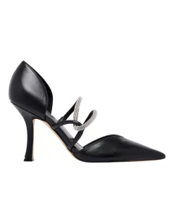 Discount 😀 Nine West Sparks Black Pumps ⌛