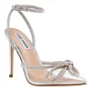 Outlet ✨ Steve Madden Viable 😀 Heels In Silver/Clear ✨
