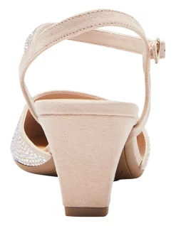 Discount 🧨 Easy Steps Adelle Heeled Shoes In Blush Fabric 🛒 -Chic Highheels Store unnamed file 4140