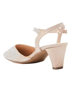 Discount 🧨 Easy Steps Adelle Heeled Shoes In Blush Fabric 🛒 -Chic Highheels Store unnamed file 4141